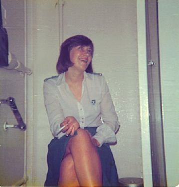 These photos were taken by ex-stewardess Vicky Penrice.