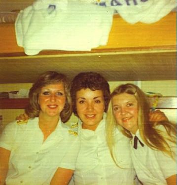 These photos were taken by ex-stewardess Vicky Penrice.